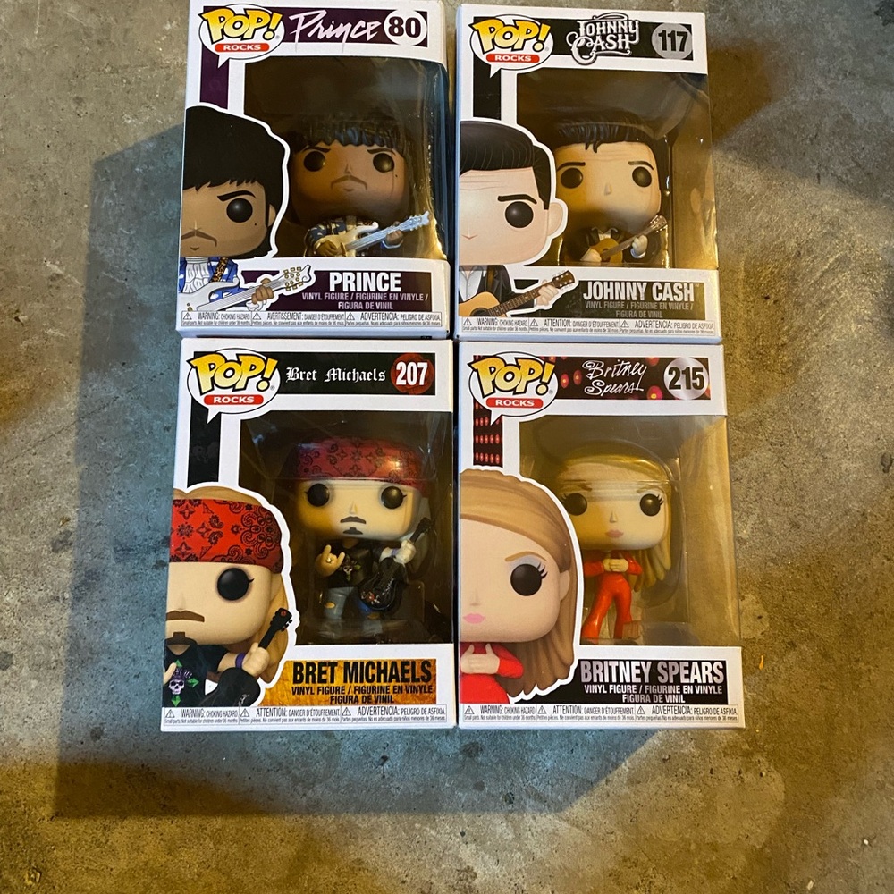 Funko Pop! Rocks Vinyl Figures Set